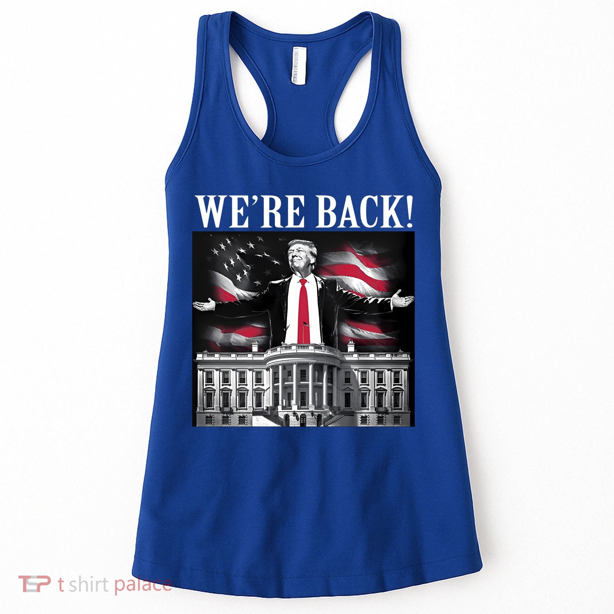 Adam Calhoun Donald Trump WeRe Back Women's Tank Top