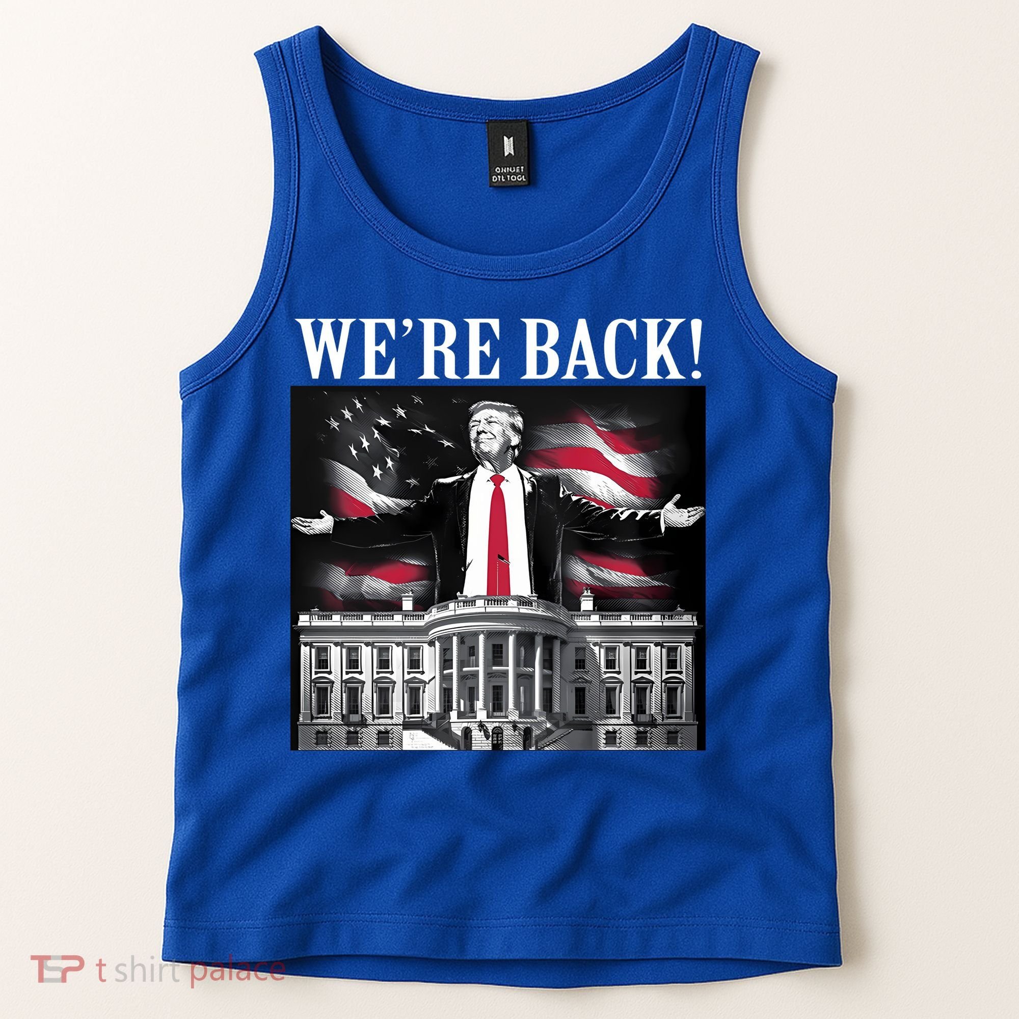 Adam Calhoun Donald Trump WeRe Back Tank Top