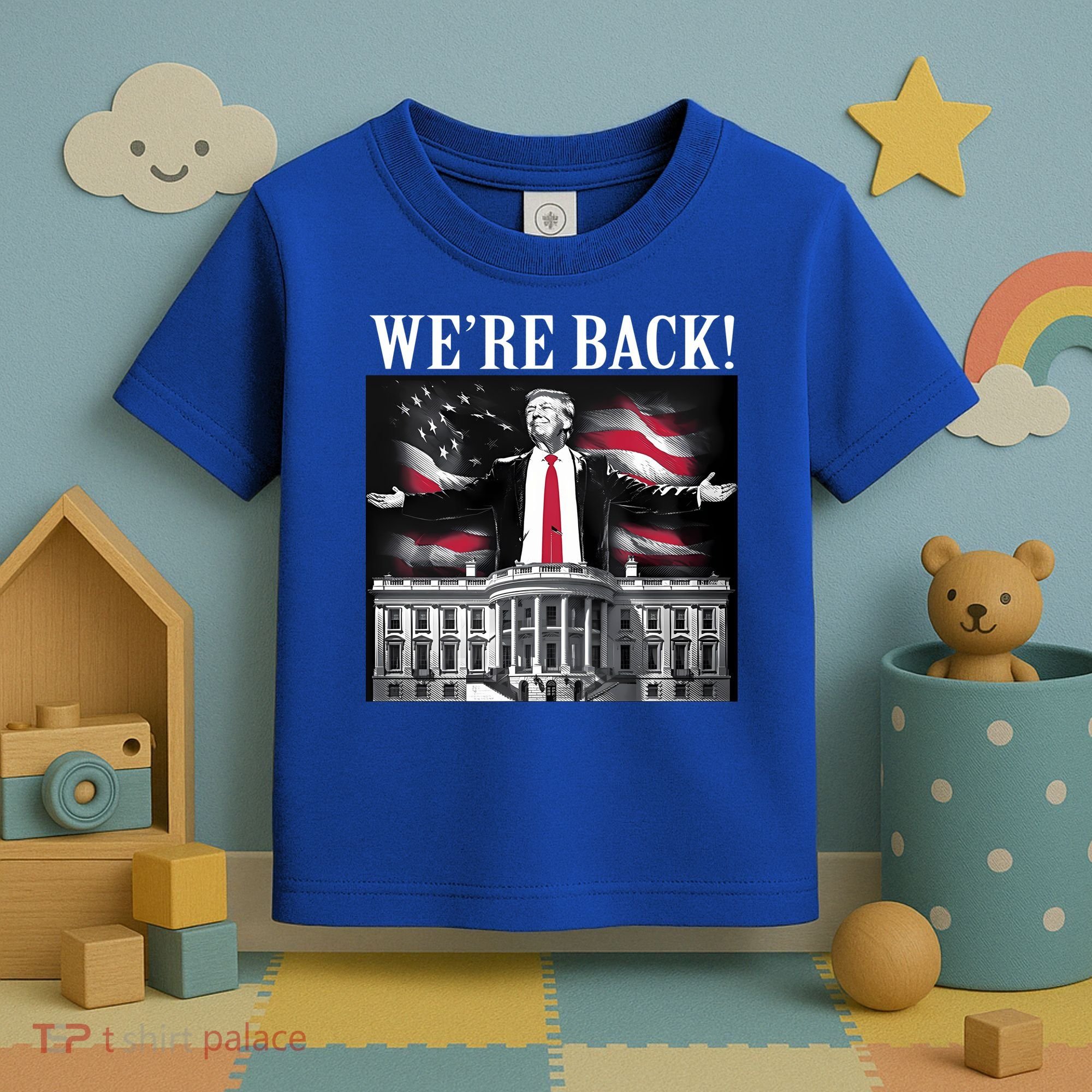Adam Calhoun Donald Trump WeRe Back Toddler T-Shirt