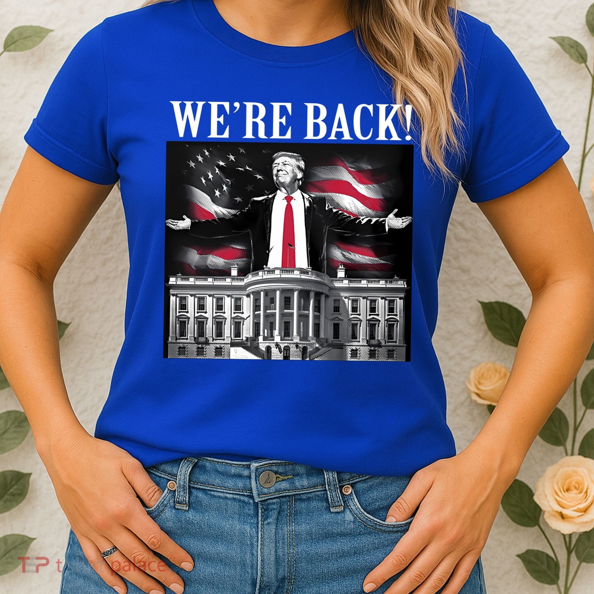 Adam Calhoun Donald Trump WeRe Back Women's T-Shirt