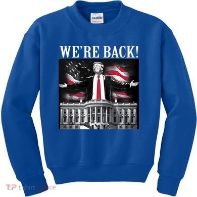 Adam Calhoun Donald Trump WeRe Back Kids Sweatshirt