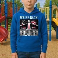 Adam Calhoun Donald Trump WeRe Back Kids Hoodie thumb 2