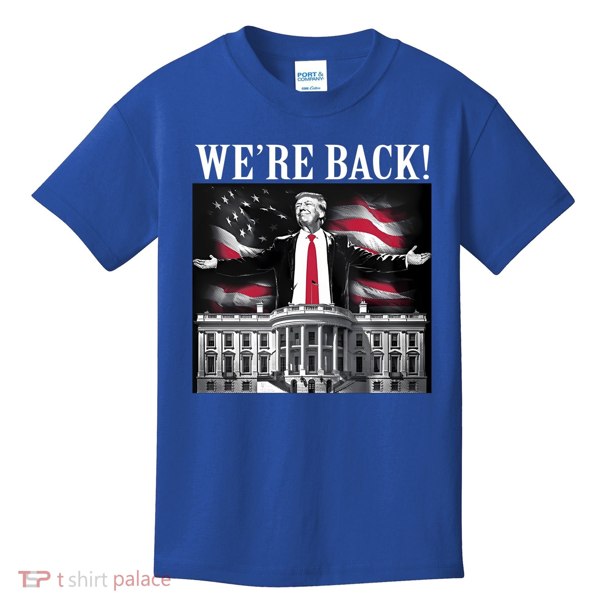 Adam Calhoun Donald Trump WeRe Back Kids T-Shirt