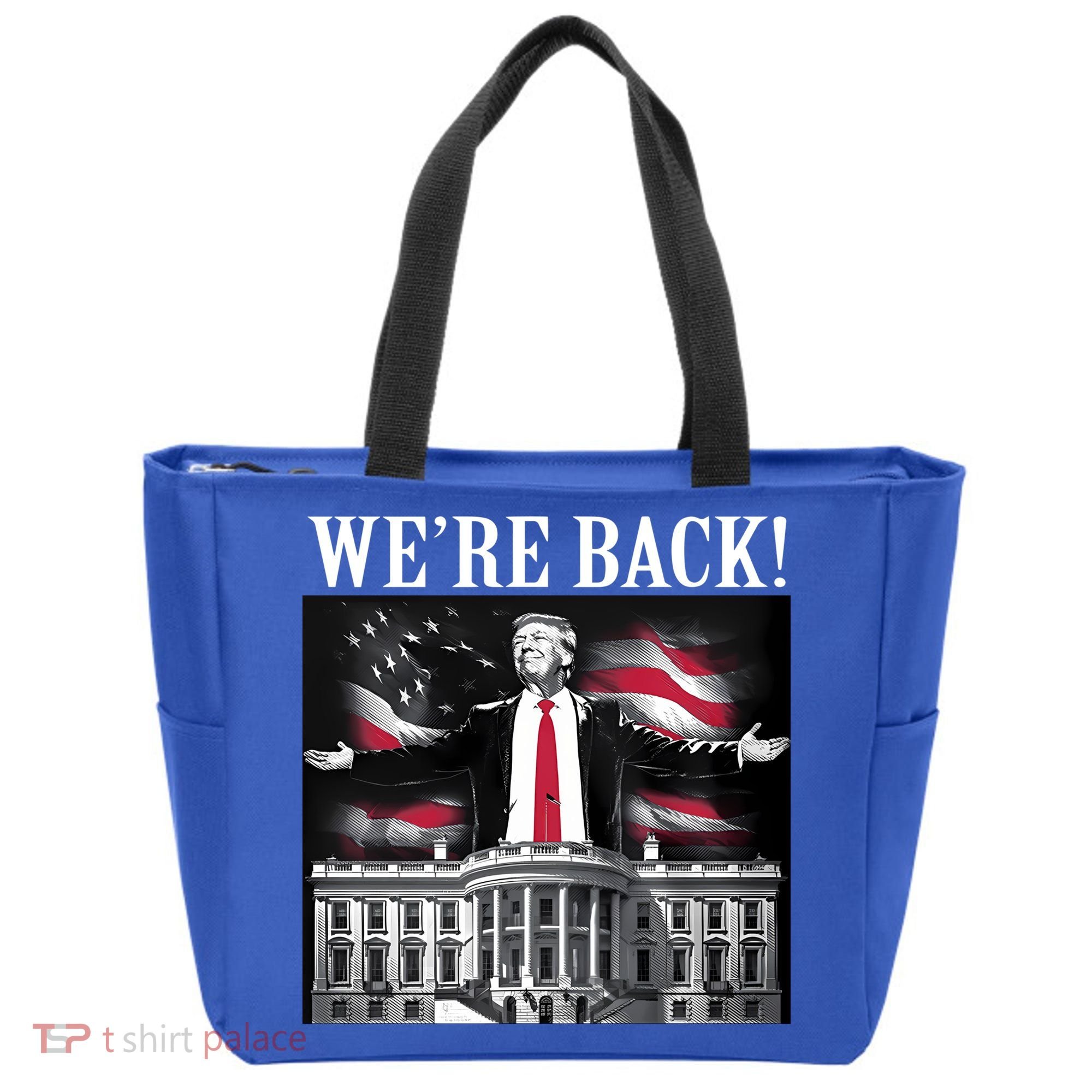 Adam Calhoun Donald Trump WeRe Back Tote Bag