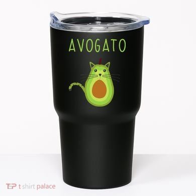 Avogato Cinco De Mayo Gift Cinco De Meow Cat Avocado Tumbler