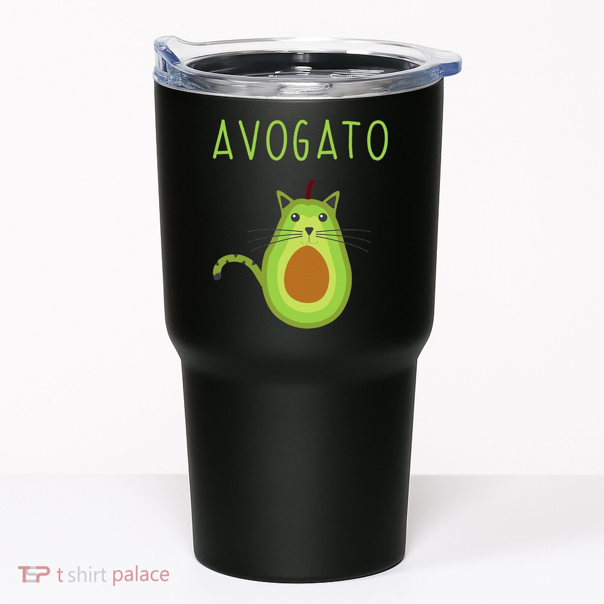 Avogato Cinco De Mayo Gift Cinco De Meow Cat Avocado Tumbler