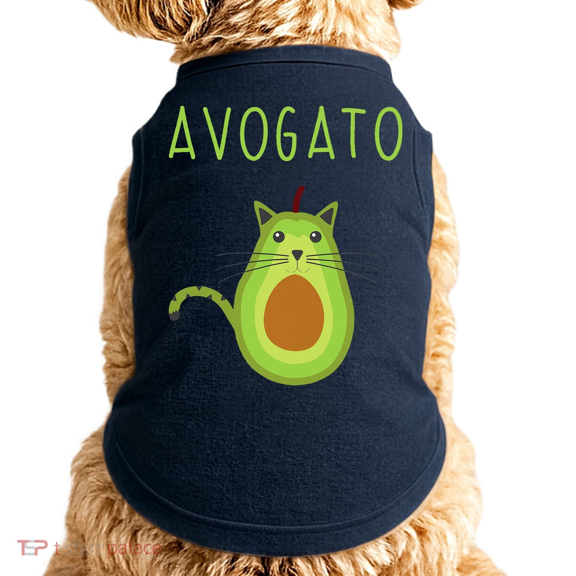 Avogato Cinco De Mayo Gift Cinco De Meow Cat Avocado Doggie Tank