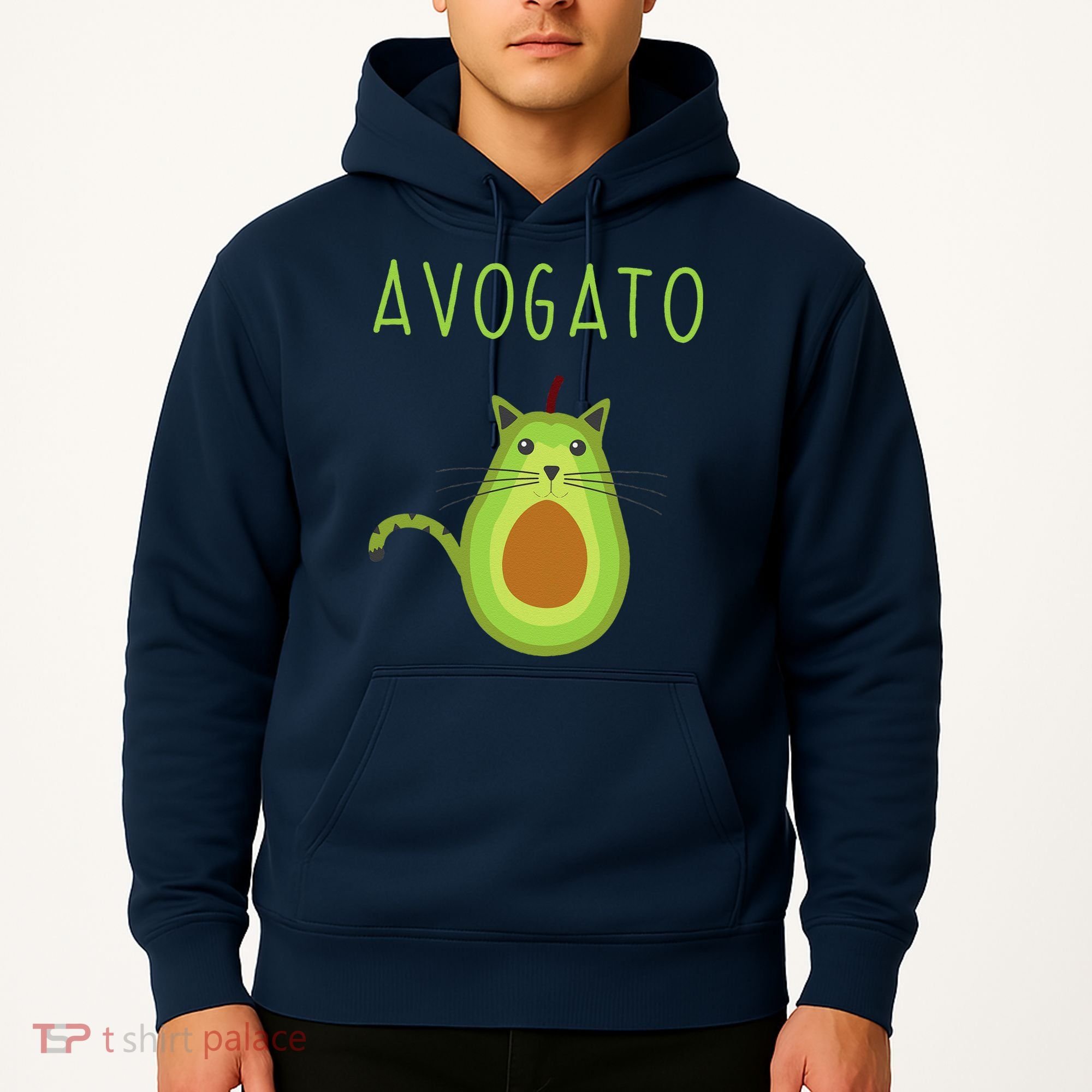 Avogato Cinco De Mayo Gift Cinco De Meow Cat Avocado Hoodie