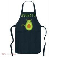 Avogato Cinco De Mayo Gift Cinco De Meow Cat Avocado Apron thumb 0