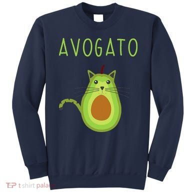 Avogato Cinco De Mayo Gift Cinco De Meow Cat Avocado Sweatshirt