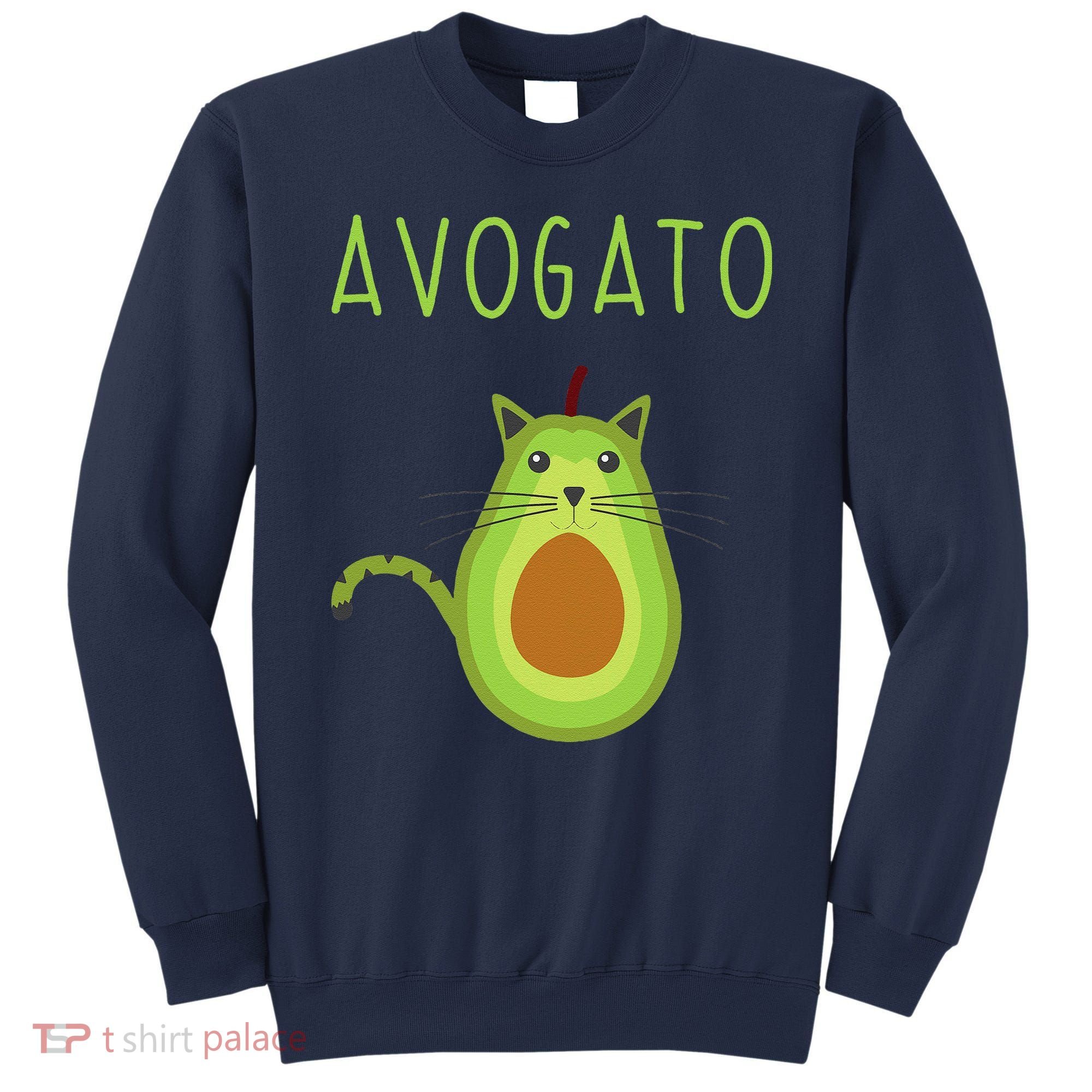 Avogato Cinco De Mayo Gift Cinco De Meow Cat Avocado Sweatshirt