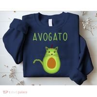 Avogato Cinco De Mayo Gift Cinco De Meow Cat Avocado Sweatshirt thumb 2