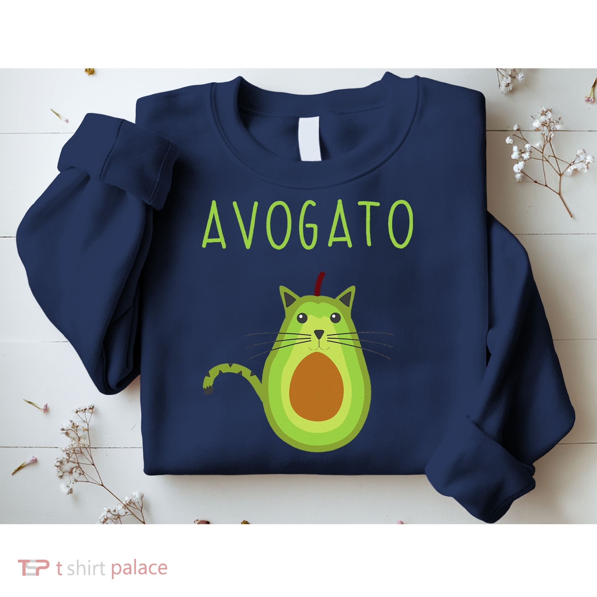 Avogato Cinco De Mayo Gift Cinco De Meow Cat Avocado Sweatshirt