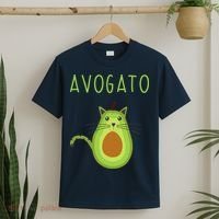 Avogato Cinco De Mayo Gift Cinco De Meow Cat Avocado T-Shirt thumb 2