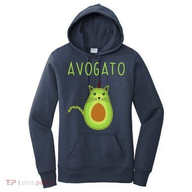 Avogato Cinco De Mayo Gift Cinco De Meow Cat Avocado Women's Hoodie