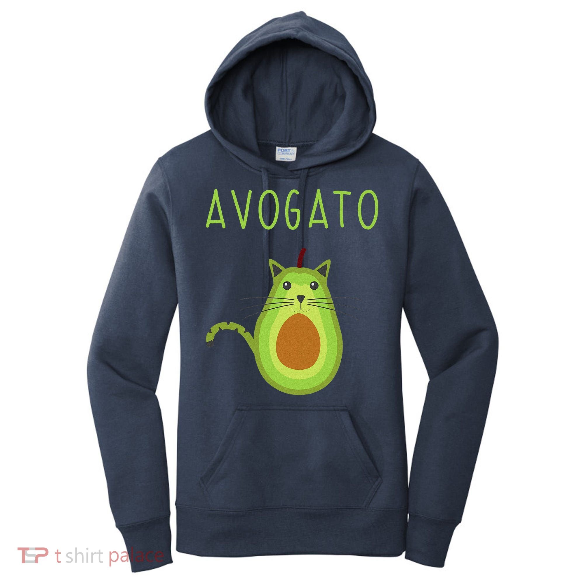 Avogato Cinco De Mayo Gift Cinco De Meow Cat Avocado Women's Hoodie