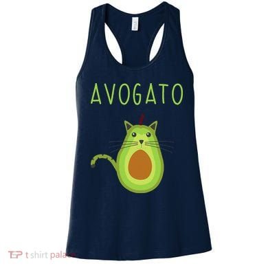 Avogato Cinco De Mayo Gift Cinco De Meow Cat Avocado Women's Tank Top