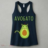 Avogato Cinco De Mayo Gift Cinco De Meow Cat Avocado Women's Tank Top thumb 3