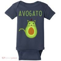 Avogato Cinco De Mayo Gift Cinco De Meow Cat Avocado Baby Bodysuit thumb 0