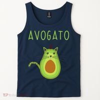Avogato Cinco De Mayo Gift Cinco De Meow Cat Avocado Tank Top thumb 2