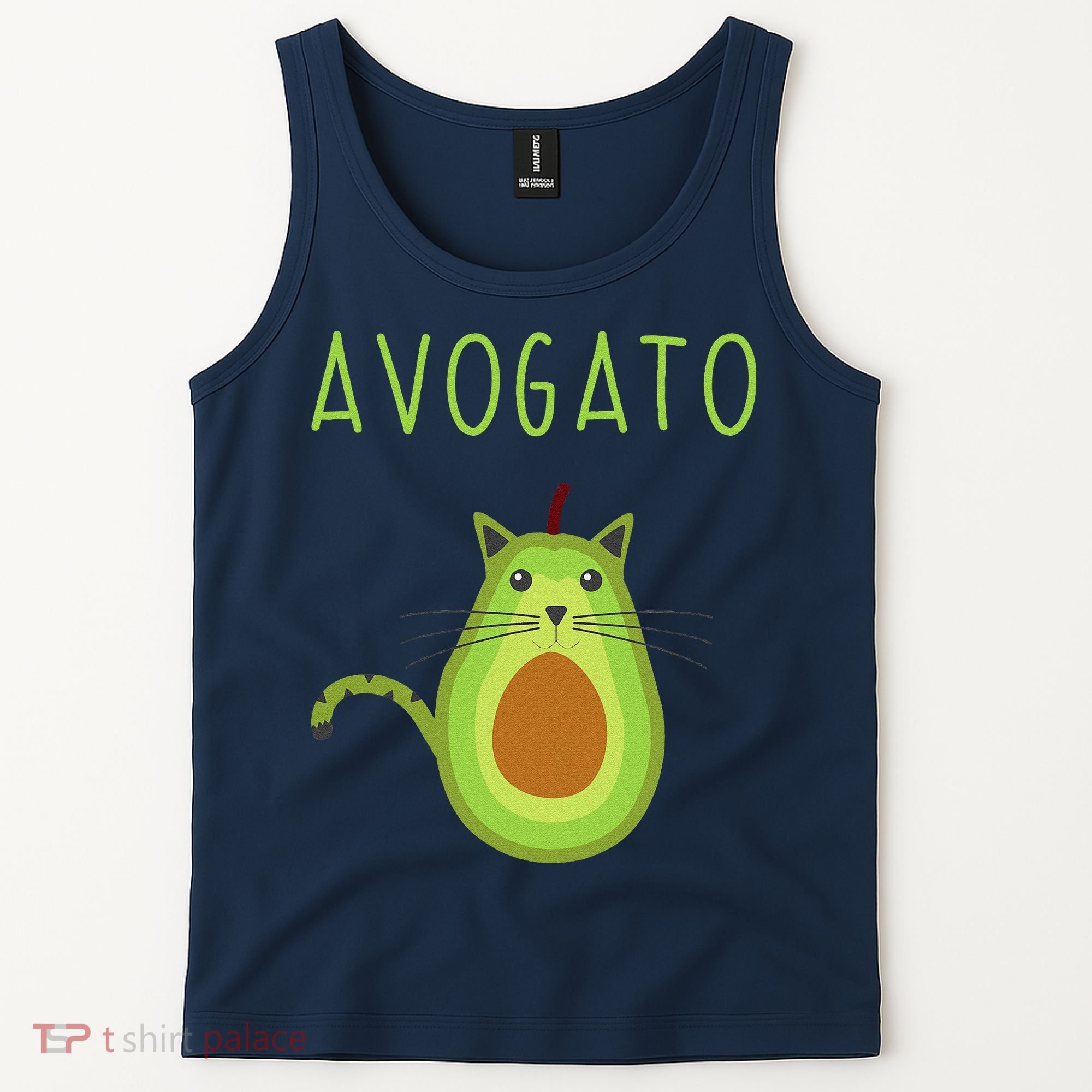 Avogato Cinco De Mayo Gift Cinco De Meow Cat Avocado Tank Top