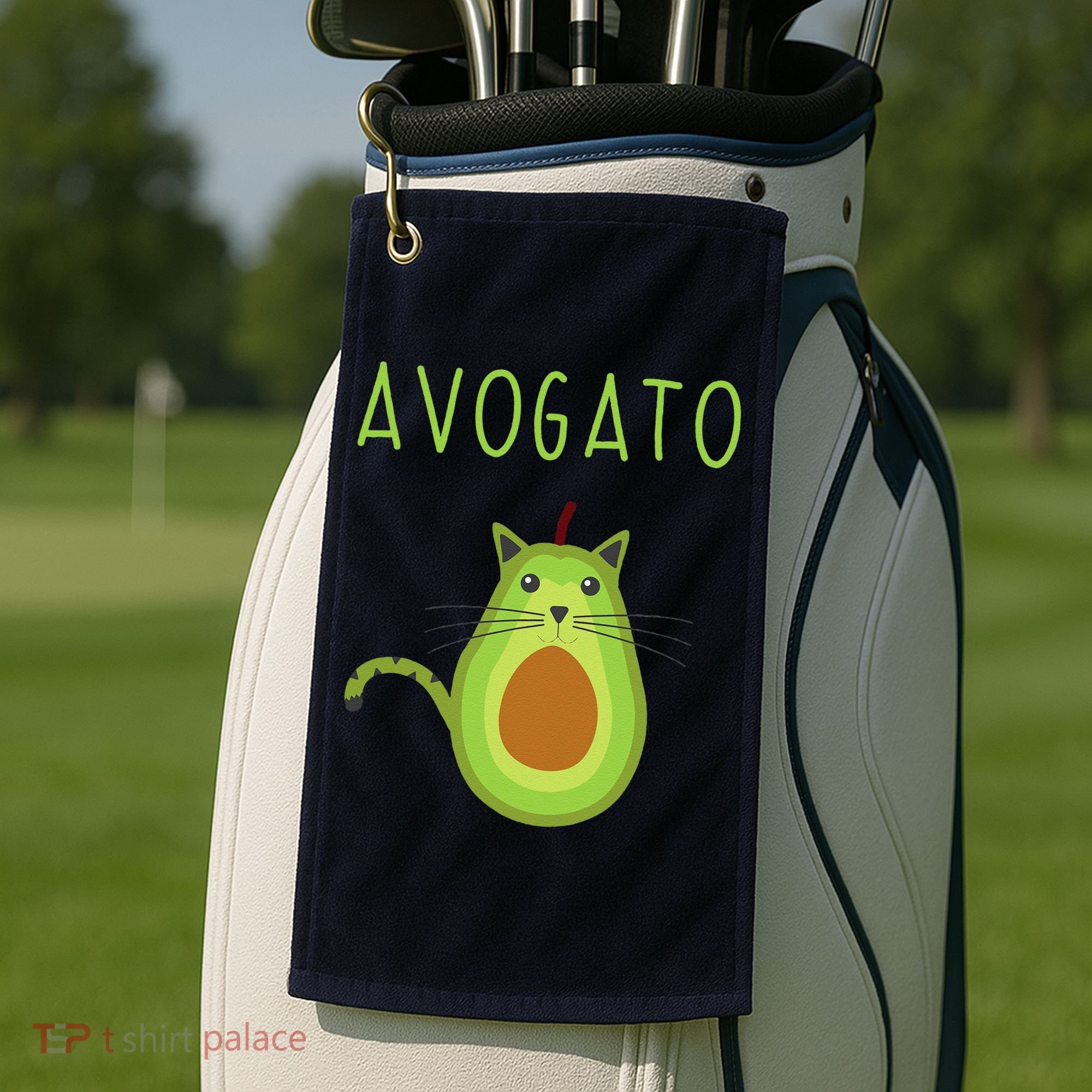 Avogato Cinco De Mayo Gift Cinco De Meow Cat Avocado Golf Towel