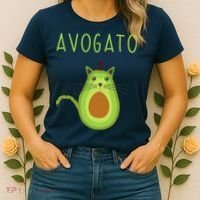 Avogato Cinco De Mayo Gift Cinco De Meow Cat Avocado Women's T-Shirt thumb 2