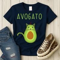 Avogato Cinco De Mayo Gift Cinco De Meow Cat Avocado Women's T-Shirt thumb 3