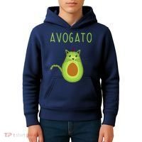 Avogato Cinco De Mayo Gift Cinco De Meow Cat Avocado Kids Hoodie thumb 4