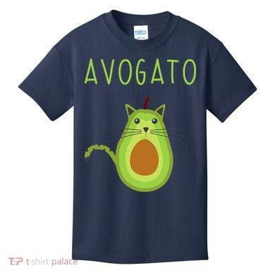 Avogato Cinco De Mayo Gift Cinco De Meow Cat Avocado Kids T-Shirt