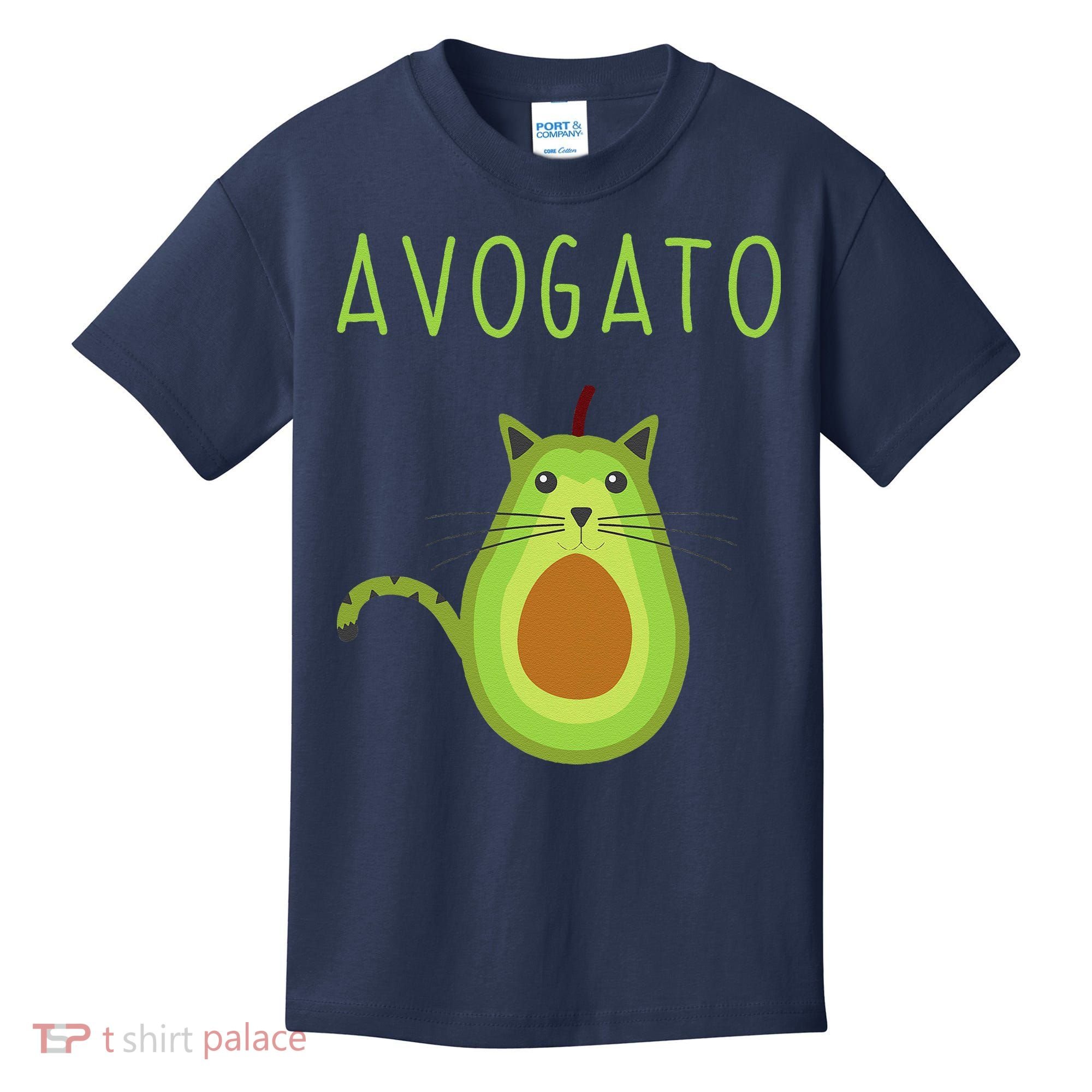 Avogato Cinco De Mayo Gift Cinco De Meow Cat Avocado Kids T-Shirt