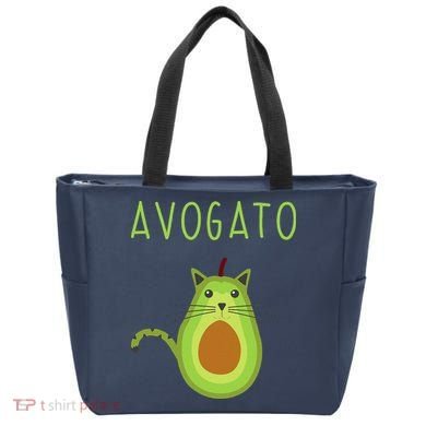 Avogato Cinco De Mayo Gift Cinco De Meow Cat Avocado Tote Bag
