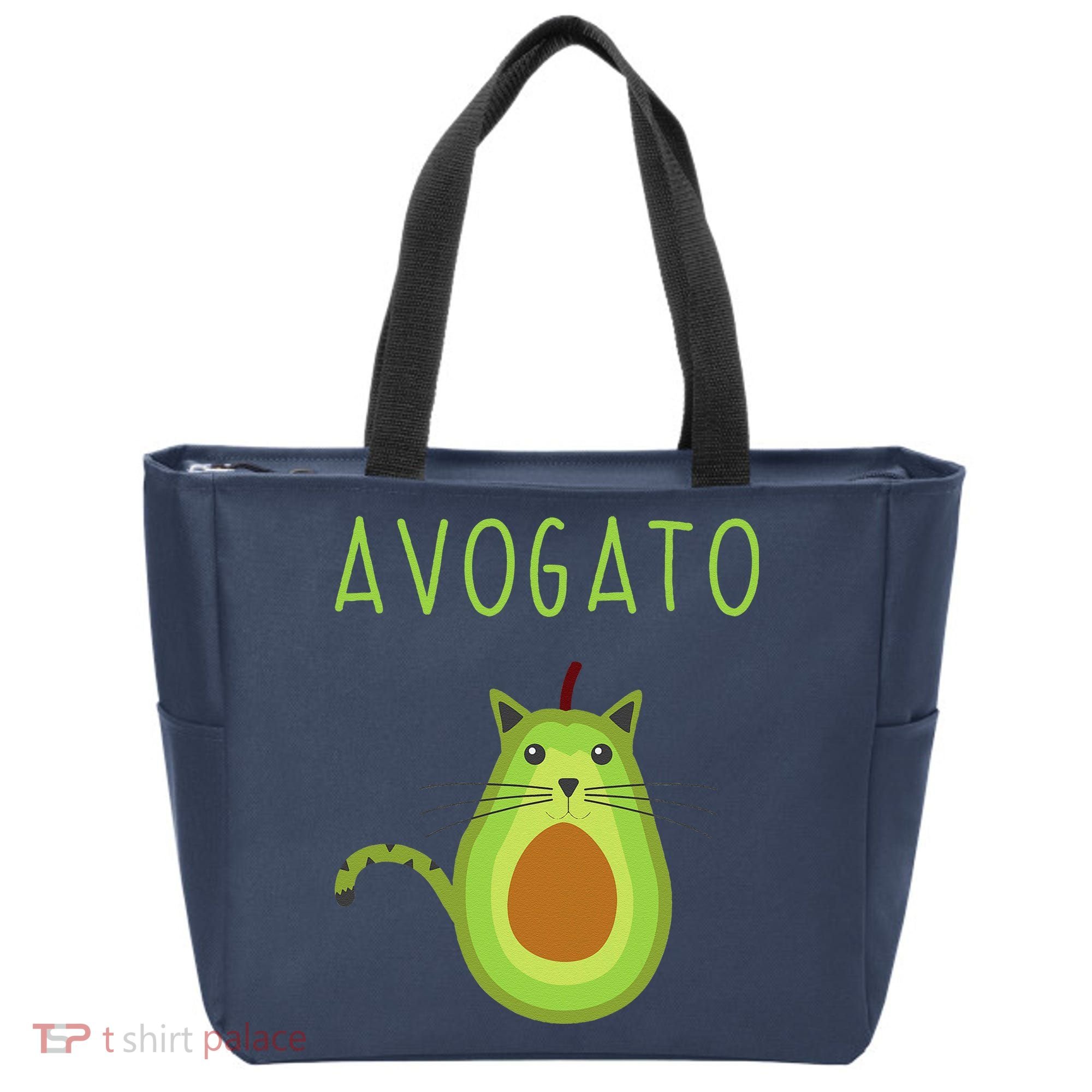 Avogato Cinco De Mayo Gift Cinco De Meow Cat Avocado Tote Bag