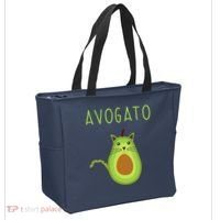 Avogato Cinco De Mayo Gift Cinco De Meow Cat Avocado Tote Bag thumb 2