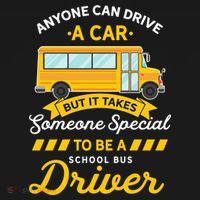 Anyone Can Drive Car Someone Special To Be School Bus Driver Funny Gift Women's Hoodie thumb 2