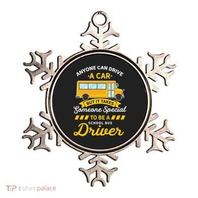 Anyone Can Drive Car Someone Special To Be School Bus Driver Funny Gift Ornament