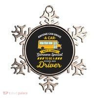 Anyone Can Drive Car Someone Special To Be School Bus Driver Funny Gift Ornament thumb 0