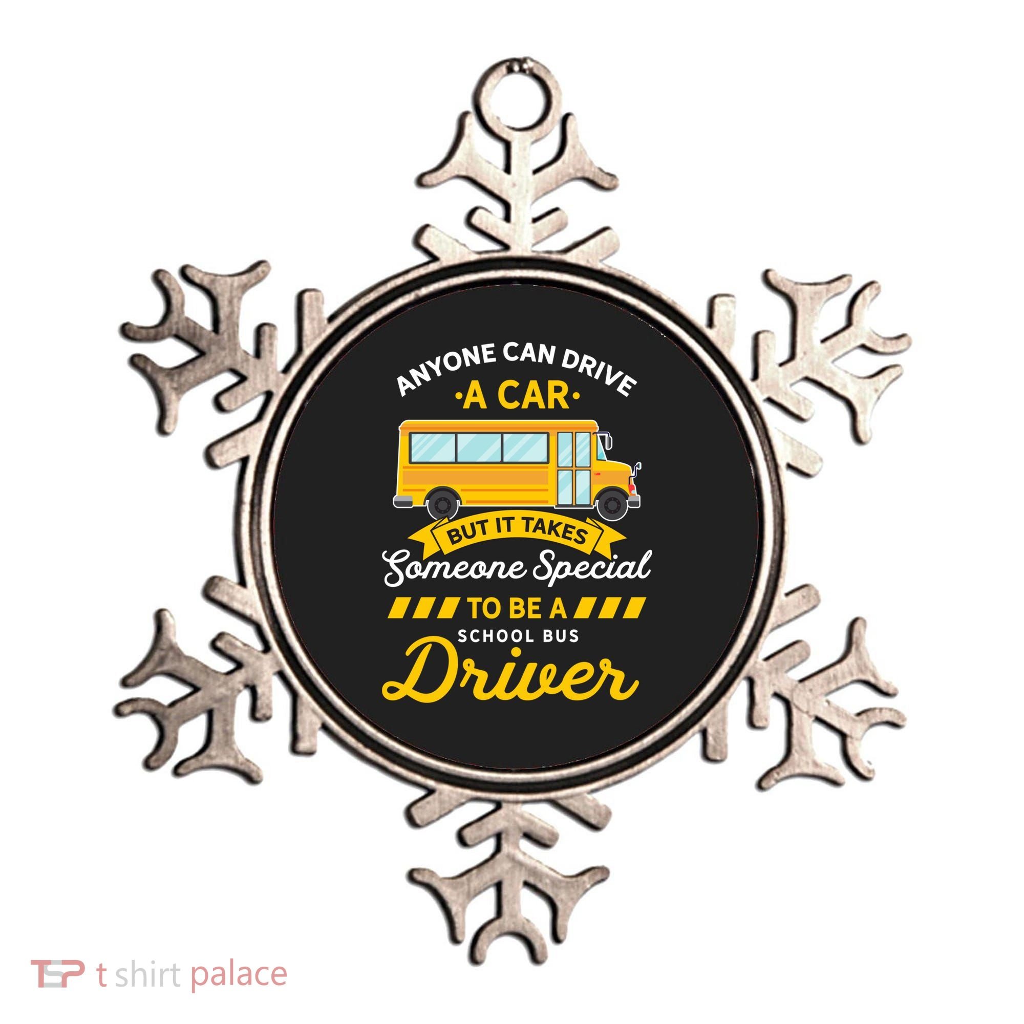 Anyone Can Drive Car Someone Special To Be School Bus Driver Funny Gift Ornament