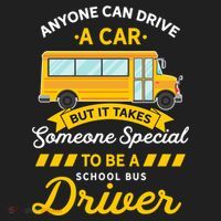 Anyone Can Drive Car Someone Special To Be School Bus Driver Funny Gift Hat thumb 2