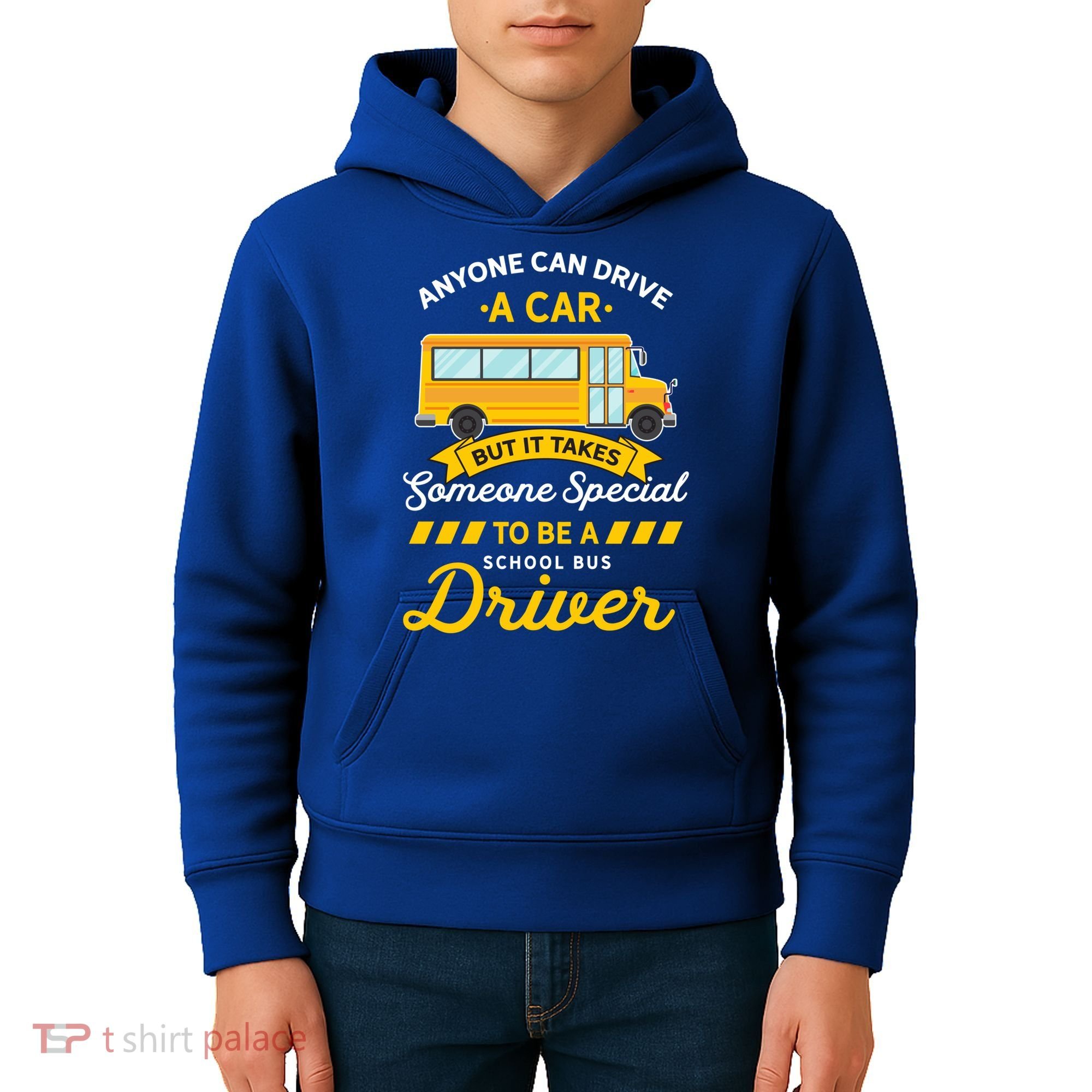 Anyone Can Drive Car Someone Special To Be School Bus Driver Funny Gift Kids Hoodie