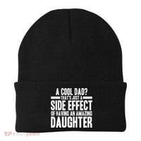 A Cool Dad Side Effect Amazing Daughter Beanie thumb 0