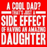 A Cool Dad Side Effect Amazing Daughter Santa Hat thumb 1