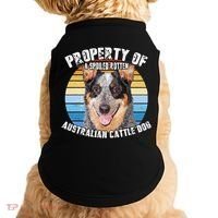 Australian Cattle Dog Blue Retro Property Of Cute Dog Doggie Tank thumb 0