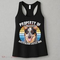 Australian Cattle Dog Blue Retro Property Of Cute Dog Women's Tank Top thumb 3