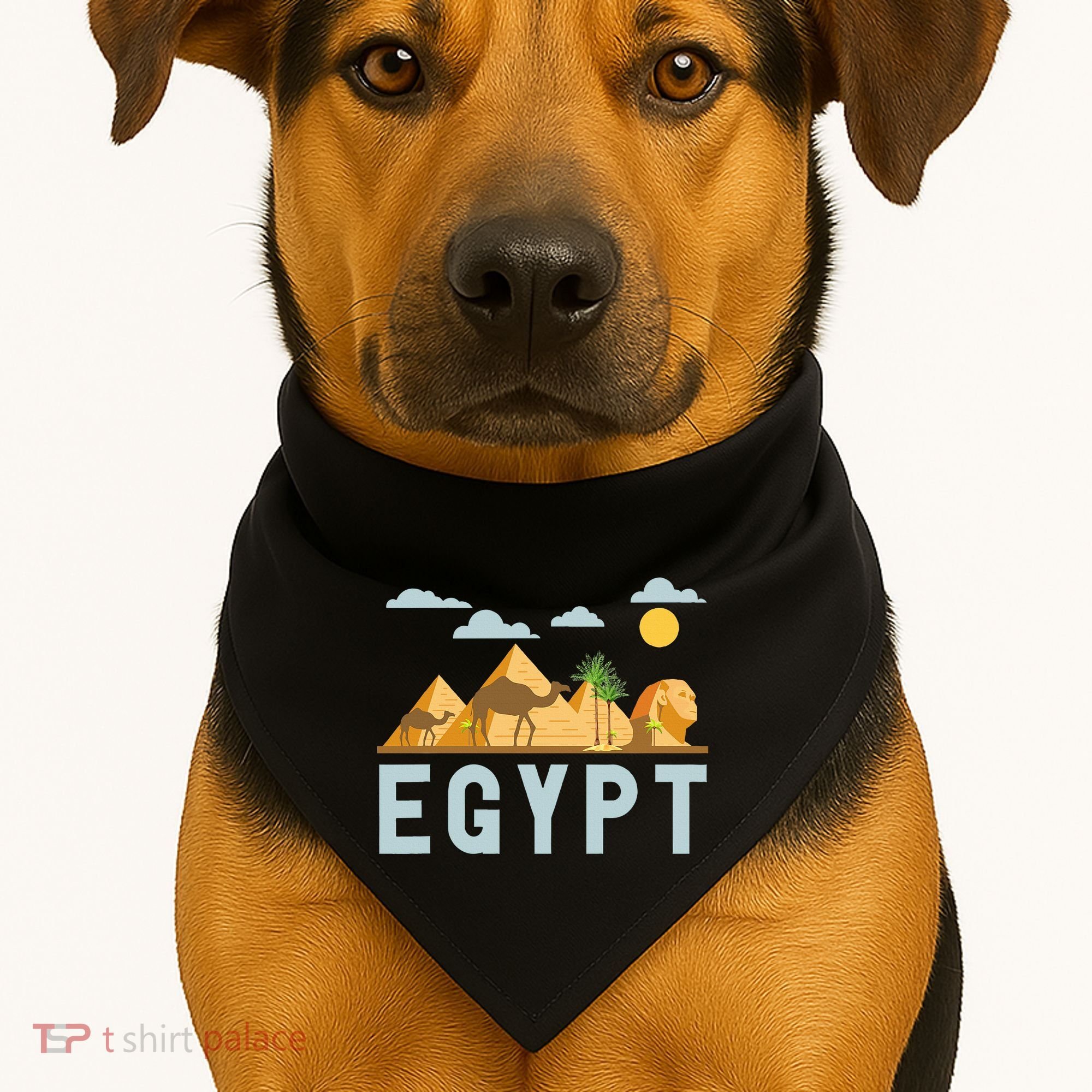 Africa Cairo Egypt USA-Made Doggie Bandana