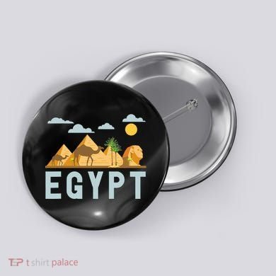 Africa Cairo Egypt Button