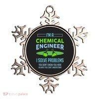 A Chemical Engineer I Solve Problems Chemical Engineering Ornament thumb 0