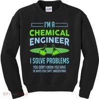 A Chemical Engineer I Solve Problems Chemical Engineering Kids Sweatshirt thumb 0