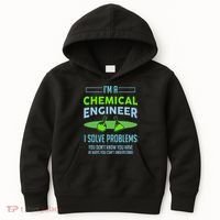 A Chemical Engineer I Solve Problems Chemical Engineering Kids Hoodie thumb 0