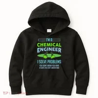 A Chemical Engineer I Solve Problems Chemical Engineering Kids Hoodie thumb 0